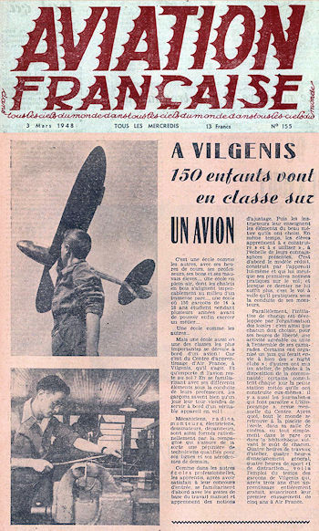 Aviation Française mars 1948 - Clic pour grande taille